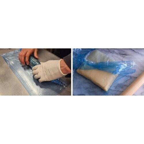 大黒 キッチニスタラップ抗菌ブルー 45cm×50