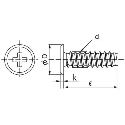 SUNCO SUS(+)スリムヘッド B0タッピ