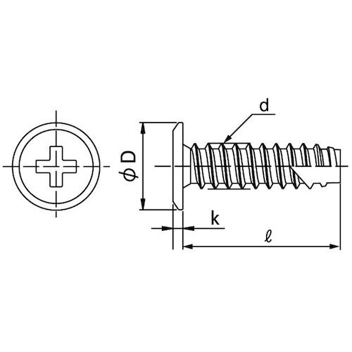 SUNCO SUS(+)スリムヘッド B1タッピ
