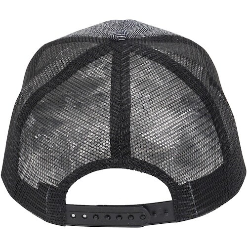 カジメイク ヘリンボンメッシュキャップ グレー フ