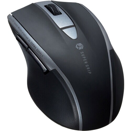 SANWA 静音ワイヤレスブルーLEDマウス(5ボ