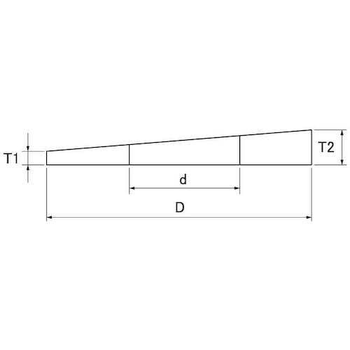 SUNCO SUSテーパーW M12−3゜ D