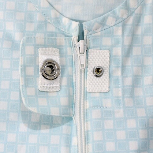 竹虎 竹虎介護ねまき ブルー L