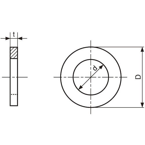 SUNCO SUSシムワッシャー (T=0.1