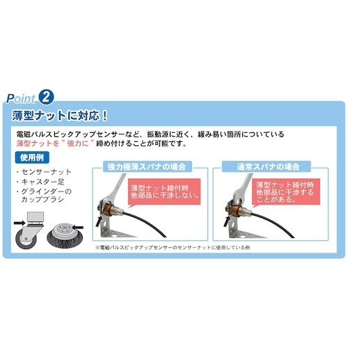 ASH 強力極薄スパナ(センサーナット用)24mm