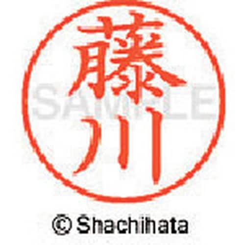 シヤチハタ ネーム9 既製 藤川