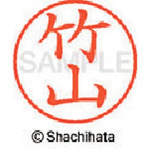 シヤチハタ ネーム9 既製 竹山