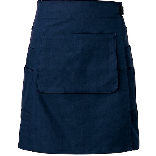 アイトス ラップエプロン 8634 ブラック M