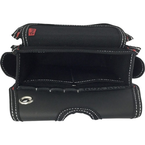 ベストツール 極匠 帆布製電工用腰袋2段フタ付(収