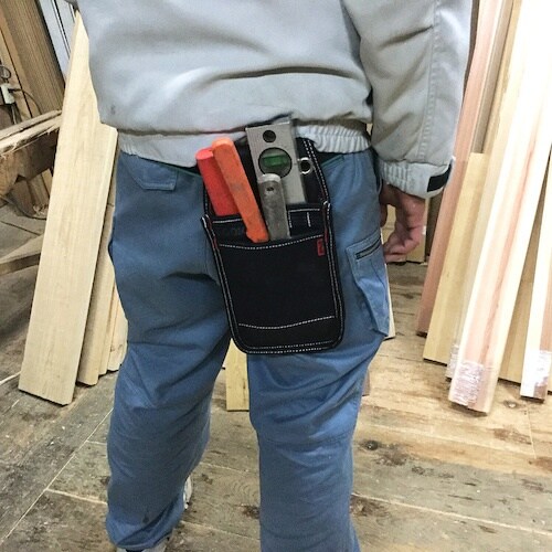 ベストツール 極匠 帆布製ミニ釘袋ロング