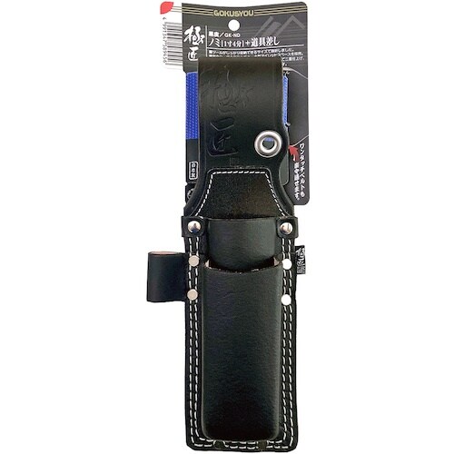 ベストツール 極匠 黒染め牛床皮 ノミ差し(1寸4