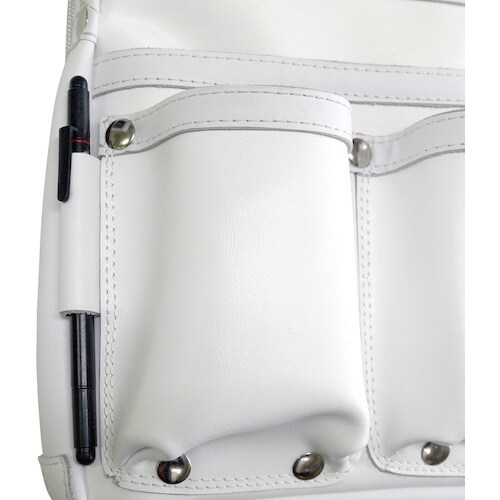 ベストツール 極匠 革製 釘袋(大)【白】