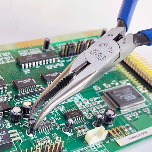 ベストツール WELL ミニ先曲りラジオペンチ(ビ