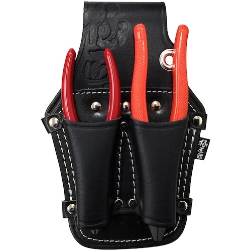 ベストツール 極匠 黒染め牛床革 ペンチ差し(2丁