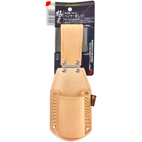 ベストツール 極匠 牛ヌメ革製 ハンマー差し(大)