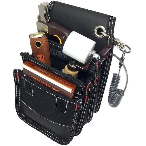 ベストツール 極匠 帆布製小型腰袋3段フタ付