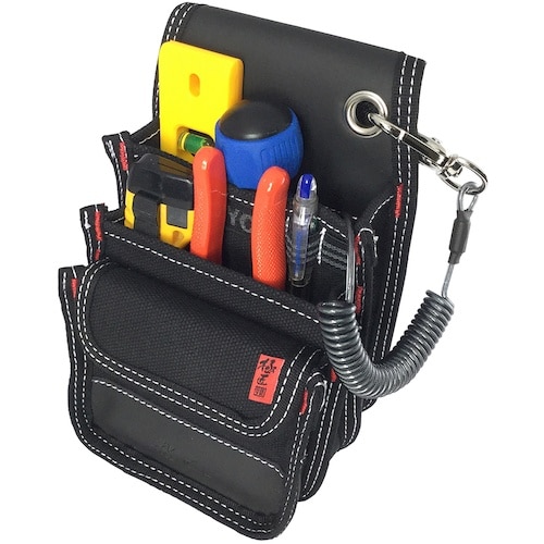 ベストツール 極匠 帆布製小型腰袋3段フタ付