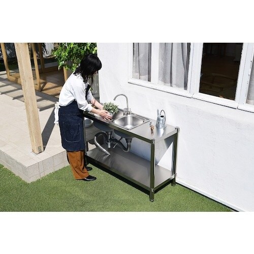 TASSCOM ダブルシンクステンレス流し台