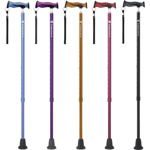 竹虎 杖 バンブーステッキ ワインレッド