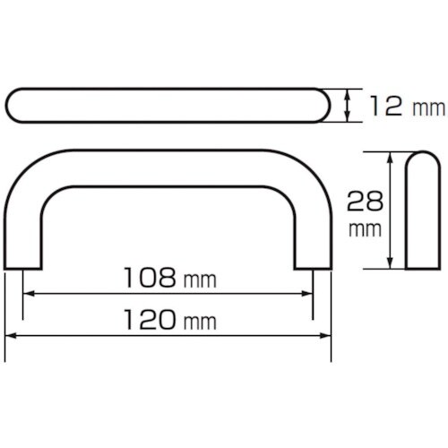 ハイロジック カラー丸棒(大)ブラック 1個入
