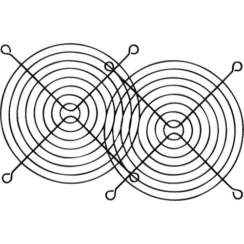 Owltech 12cm角ファン用ファンガード 2