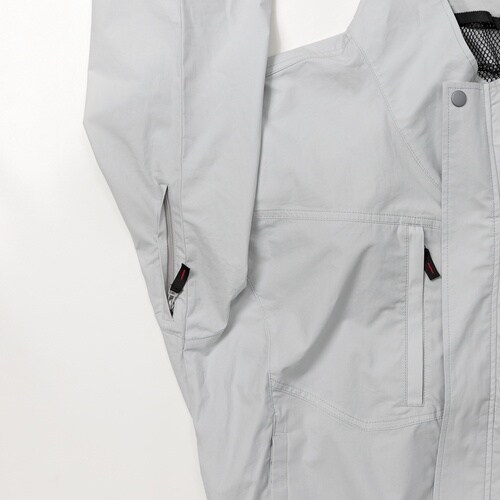 空調服 綿長袖タチエリフルハーネスエレファン空調服