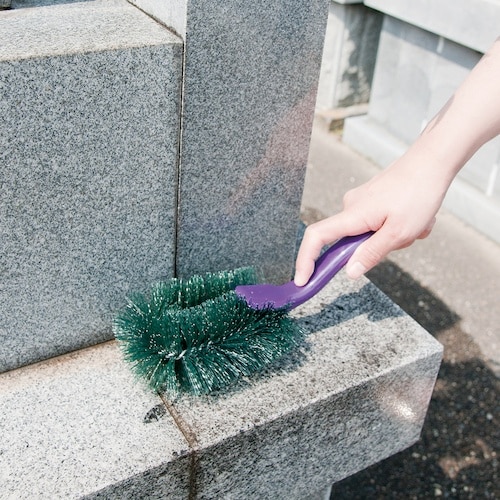 azuma PY654 墓石用角洗いブラシ