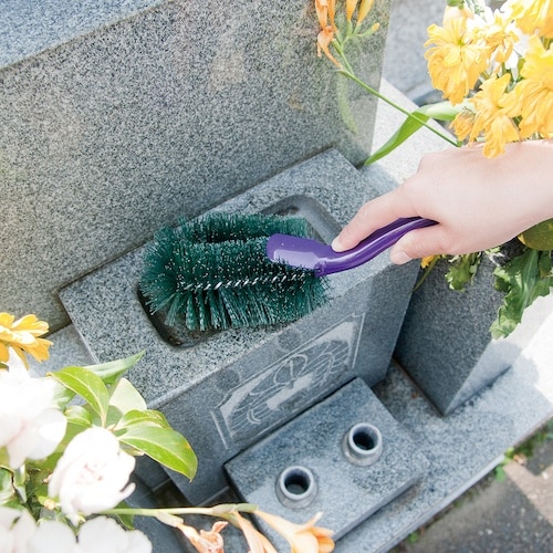 azuma PY654 墓石用角洗いブラシ