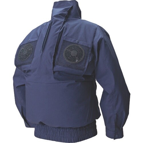 空調服 綿長袖タチエリフルハーネスエレファン空調服