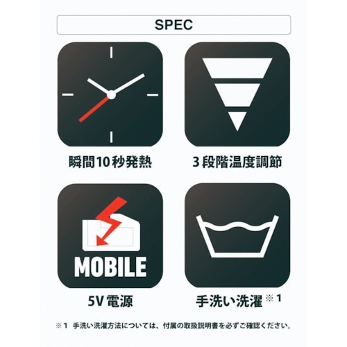 リベルタ 5V ヒートシートクッション