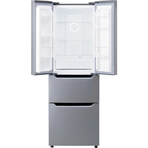 IRIS 574751 冷凍冷蔵庫 320L シル