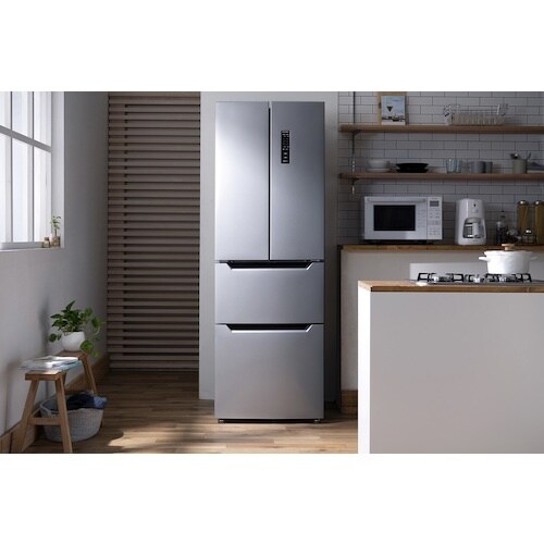 IRIS 574751 冷凍冷蔵庫 320L シル