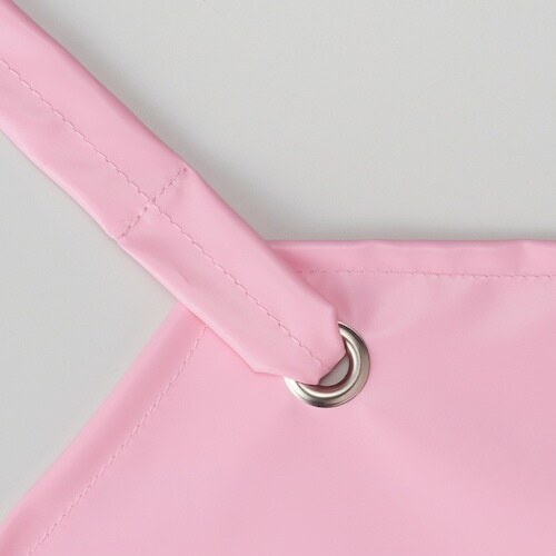 船橋 カルタイユエプロン 胸 ピンク Mサイズ