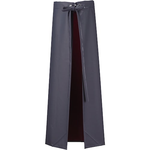 船橋 ビニロンエプロン コシ ネイビー/レッド L