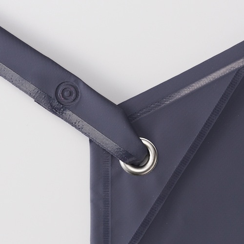 船橋 カタコランエプロン ネイビー/レッド Mサイ