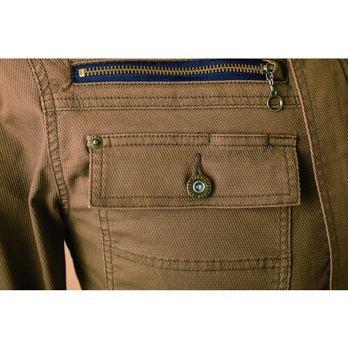 CHUSAN ドビースリムストレッチ・長袖ジャケッ