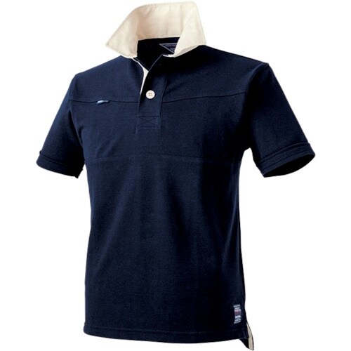 CHUSAN 半袖ラガーシャツコンL