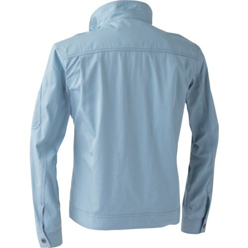 CHUSAN 綿100%長袖ブルゾン ブルーグレー