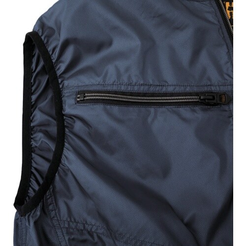 CHUSAN WZ ドットエンボスベスト シルバー