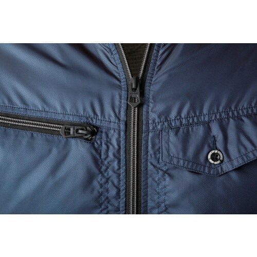 CHUSAN WZ ドットエンボスベスト シルバー