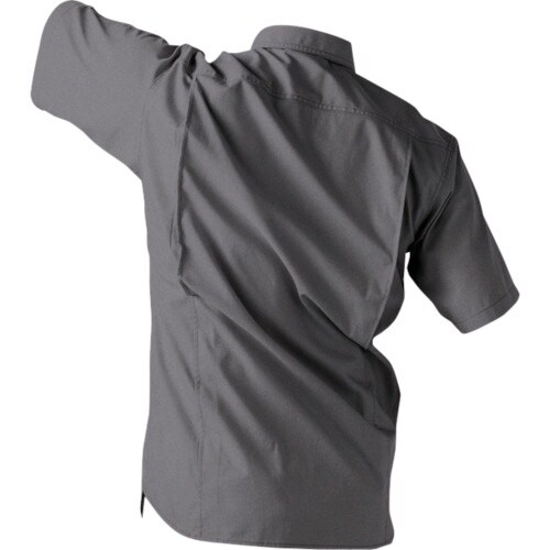 CHUSAN ドビーストレッチTC 半袖シャツ ア