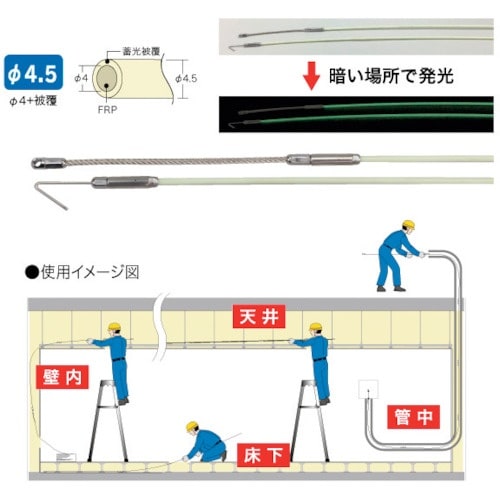 JEFCOM ジョイント釣り名人(蓄光タイプ)
