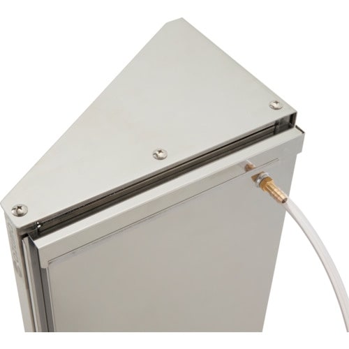 アズマ ステンレス水切トレー付パンチング平棚 塩ビ