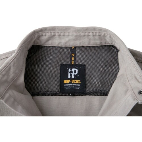 CHUSAN 綿100%長袖シャツ アースグリーン