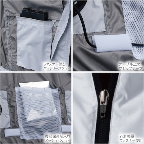 HOOH 快適ウェア 半袖フードジャケット M ス