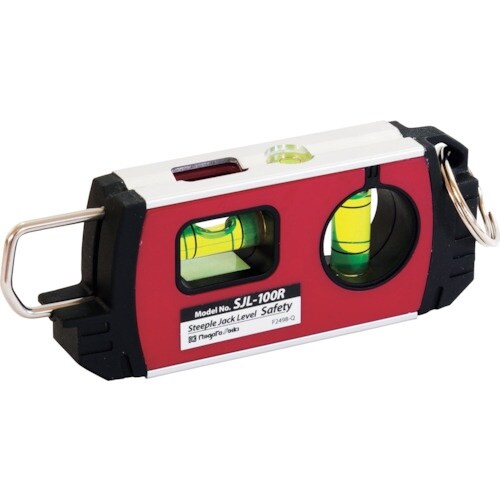 SK 超磁力レベル Safety 100mm 真紅
