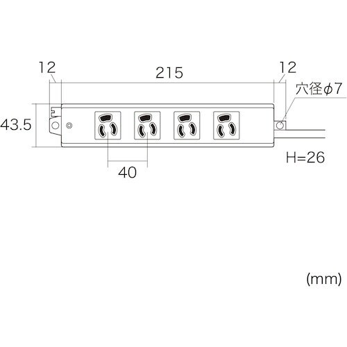 SANWA 抜け止めタップ