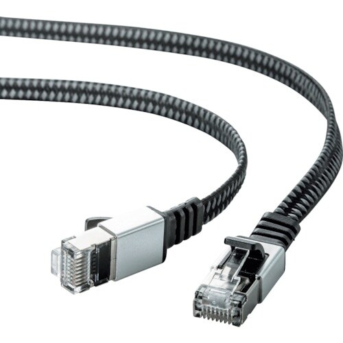 SANWA カテゴリ6AメッシュフラットLANケー