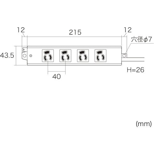 SANWA 抜け止めタップ