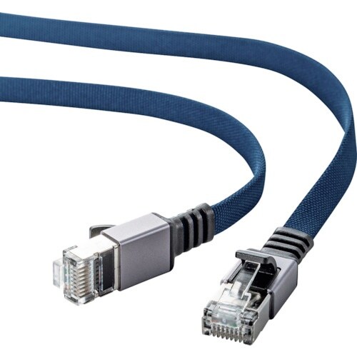 SANWA カテゴリ6AメッシュフラットLANケー